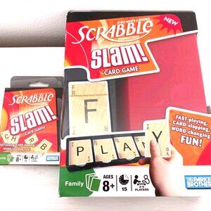 Scrabble Slam Card Games Lot of 2 -New Family Games